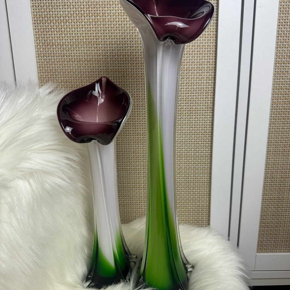 Vintage hand blown glass